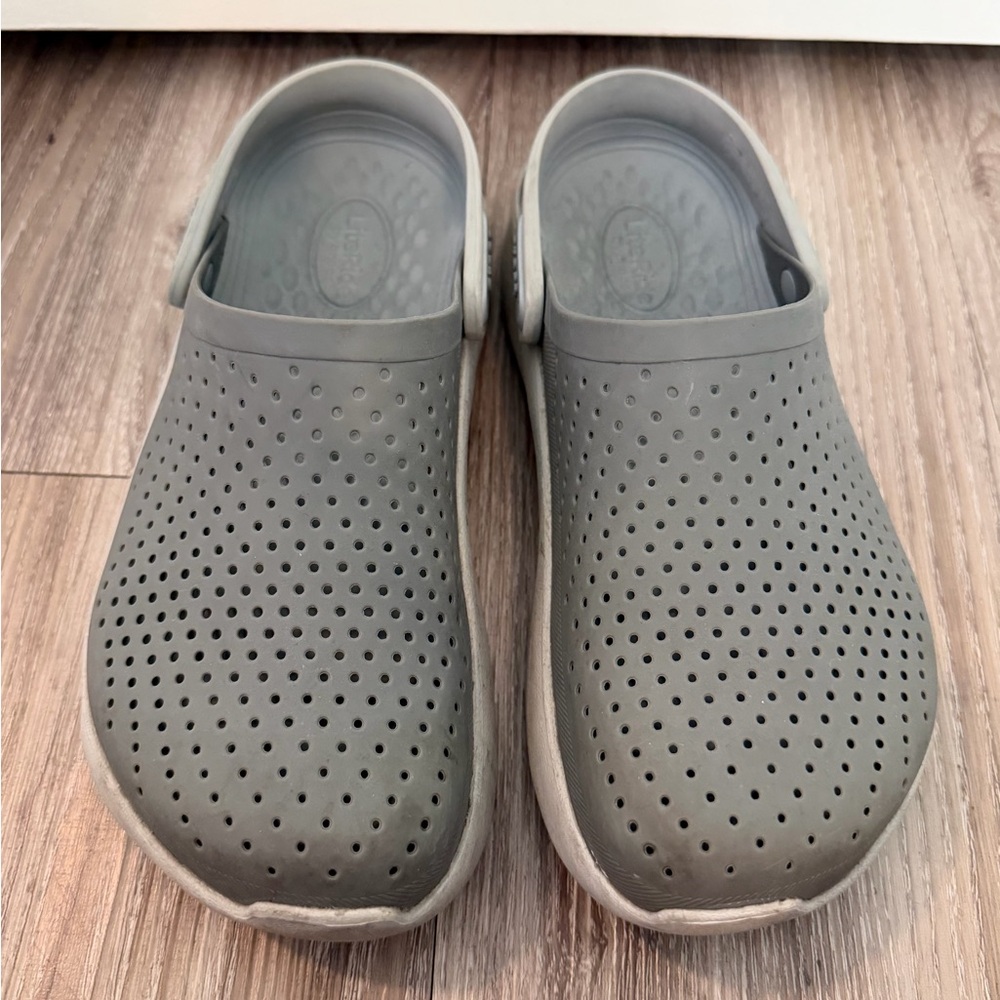 CROCS Men's Perforated Gray Clogs